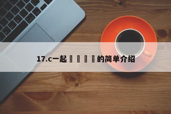 17.c一起🌿的简单介绍